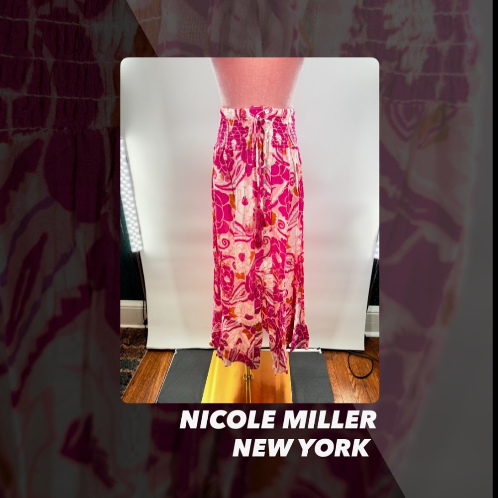 EUC Nicole Miller New York Paisley Print Maxi Skirt